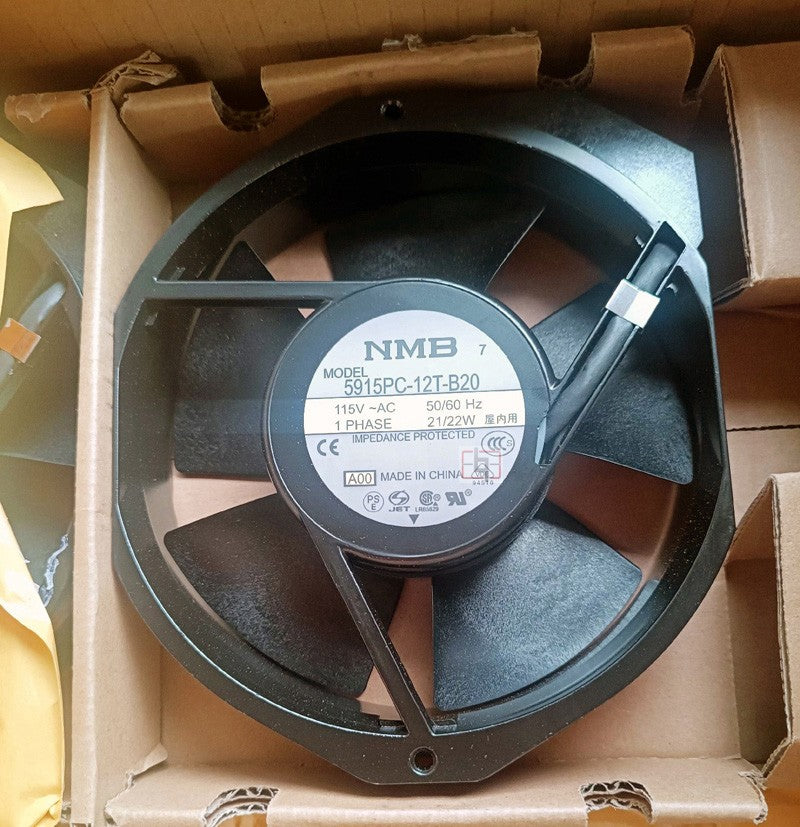 NMB 5915PC-12T-B20 5915PC-12T-B20-A00 115V 21/22W Cooling Fan - Original New NMB 5915PC-12T-B20 5915PC-12T-B20-A00 115V 21/22W Cooling Fan - Original New